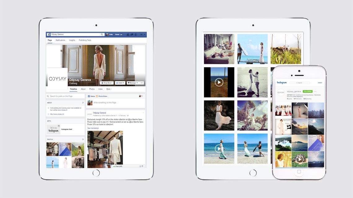 Odysay social media